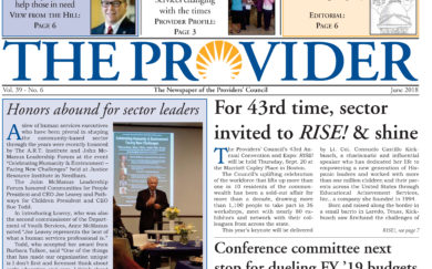Provider Newspaper cover