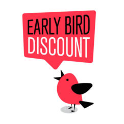 early bird discount
